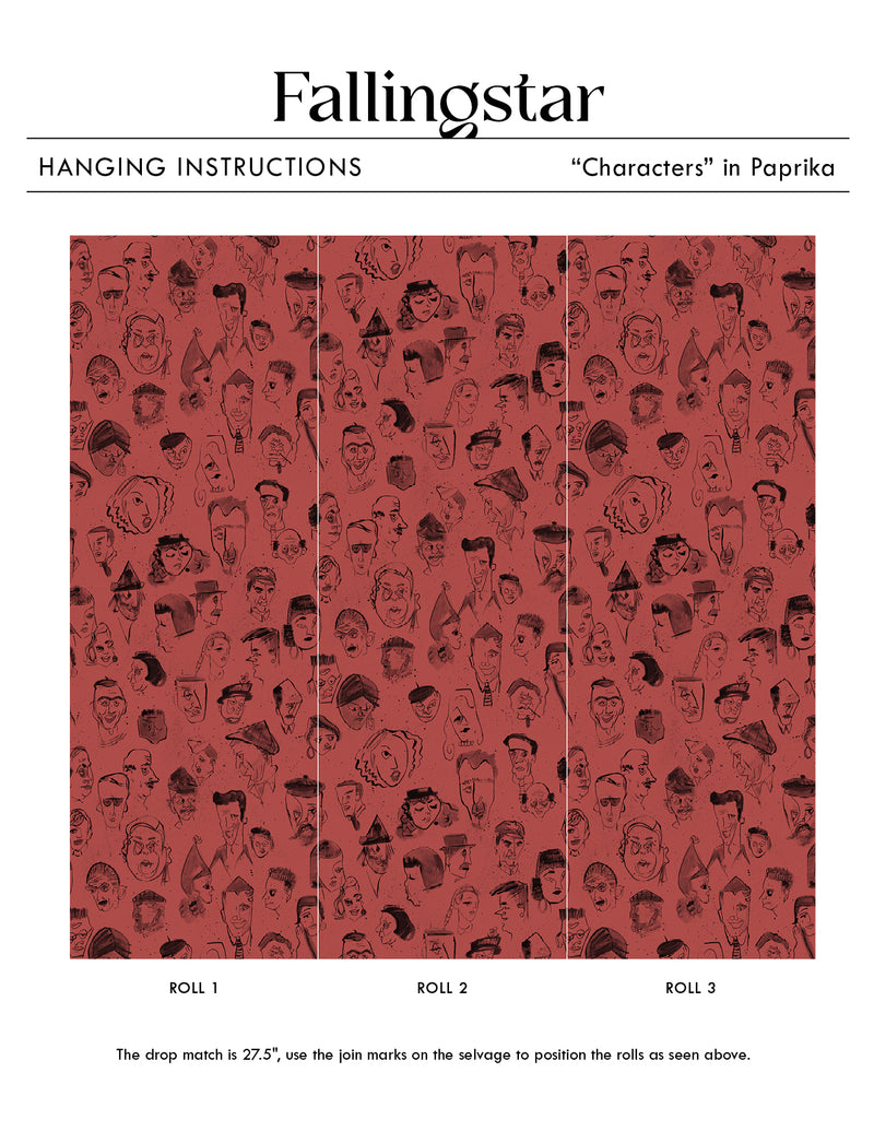 Hanging instructions