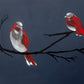 Flock of Lovebirds No. 5