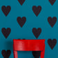 Heart and Soul | Large, Black on Blue