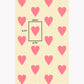 Heart and Soul | Large, Pink on Yellow (sample)