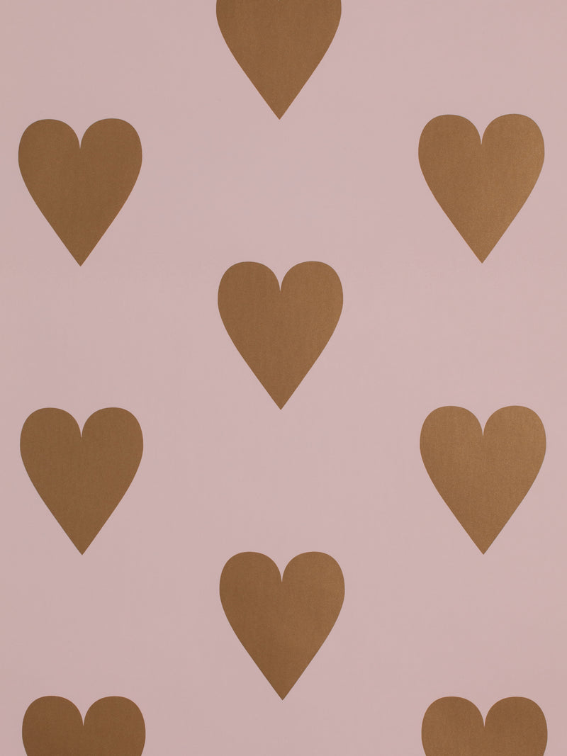 Heart and Soul | Large, Gold on Mauve
