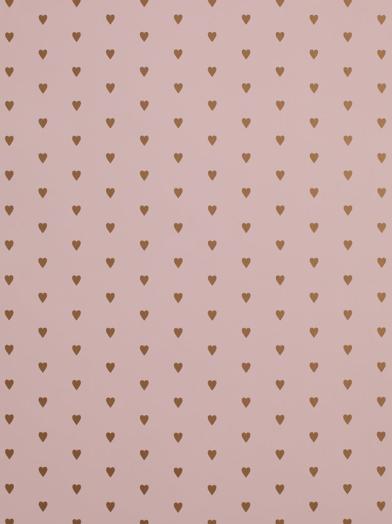 Heart and Soul | Small, Gold on Mauve