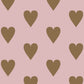 Heart and Soul | Large, Gold on Mauve (sample)