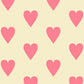 Heart and Soul | Large, Pink on Yellow (sample)