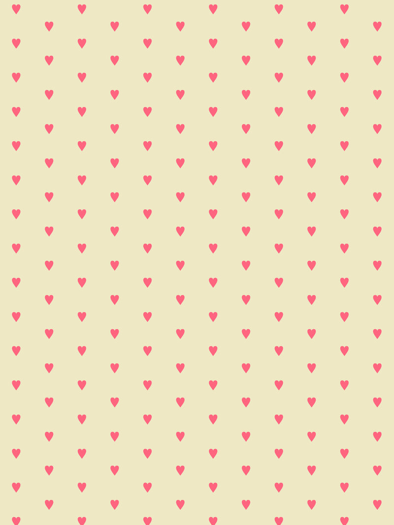 Heart and Soul | Small, Pink on Yellow